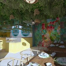 Restaurante Rey Momo, comida de la costa colombiana. . Decoration, Retail Design & Interior Design project by Alejandra Ramírez - 04.29.2020