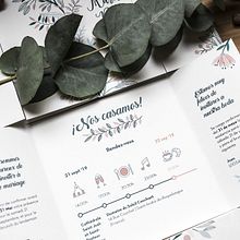 Invitaciones de boda. Projekt z dziedziny Projektowanie graficzne, Trad, c i jna ilustracja użytkownika Teresa Jiménez - 01.04.2020