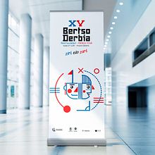XV Bertso Derbia. Un proyecto de Diseño de carteles, Diseño gráfico y Eventos de Von Jauregi - 29.04.2020
