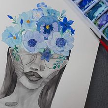 Mi Proyecto del curso: Técnicas aplicadas de ilustración en acuarela. Un progetto di Disegno di ritratti e Pittura ad acquerello di Lorena Greer - 24.04.2020