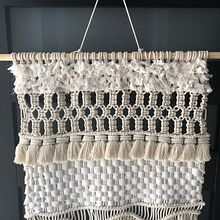 Mi Proyecto del curso: Introducción al macramé: creación de un tapiz decorativo. Macramé project by ligia17c - 05.11.2020
