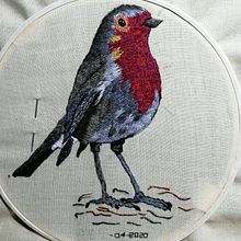 My project in Painting with Thread: Textile Illustration Techniques course a formidable experience. Arts, and Crafts project by Alejandro Parra Gonzalez - 04.26.2020
