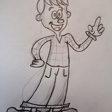 Mi Proyecto del curso: Introducción a la creación de personajes estilo cartoon. Drawing project by Saul Grijalva Varillas - 05.02.2020
