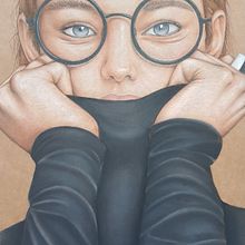 Black and ginger. Drawing project by Ana Martinez Garcia - 04.30.2020