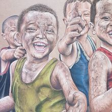 Felicidad. Drawing project by Ana Martinez Garcia - 04.30.2020