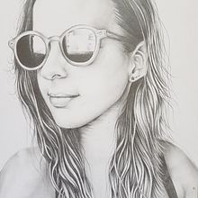 Sandra. Drawing project by Ana Martinez Garcia - 04.30.2020