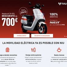 Diseño web para Niu Motos. Web Design project by La Teva Web Diseño Web - 04.30.2020