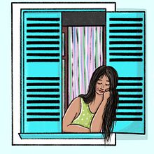 Ventanas. Een project van  Tekening, Traditionele illustratie, Digitale illustratie y Kinderillustratie van Roser Aguilera Bagur - 30.04.2020