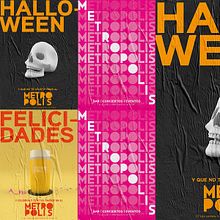 Metropolis Bar - diseño de imagen y publicidad. Projekt z dziedziny  Manager art, st, czn, Br, ing i ident, fikacja wizualna, Kreat, wność, Projektowanie logot i pów użytkownika pedro sanchidrian matesanz - 30.04.2020