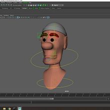 Mi Proyecto durante el curso: articular el rigging de un personaje malhumorado y narizón.. Un progetto di 3D e Animazione 3D di Paula Molano - 30.04.2020