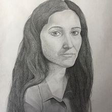 Mi Proyecto del curso: Retrato realista con lápiz de grafito. Portrait Drawing project by elenarocavives - 04.30.2020