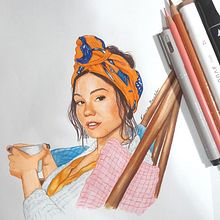 Quedate en casa Proyecto. Een project van  Portrettekening,  Ontwerp y Ontwerp van personages van Karina Beraldo - 28.04.2020