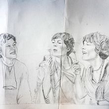In progress - watercolour painting for my mum's birthday. Portrait Drawing project by Stephanie Heckman - 04.30.2020