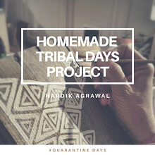 "My Homemade tribal days Project" in Transforming your creative ideas into personal projects course. Digital Drawing project by Hardik Agrawal - 04.30.2020