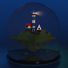 My project in Creation of 3D Miniature Worlds with Procreate and Cinema 4D course. 3D, and 3D Modeling project by Pedro Garlaschi - 04.30.2020