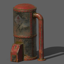 Tanque Hard Surface . 3D project by Gerardo Gahn - 04.30.2020
