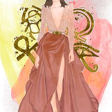 Mi Proyecto del curso: Ilustración de moda: de la pasarela al papel. Traditional illustration project by Carolina Angarita - 05.01.2020