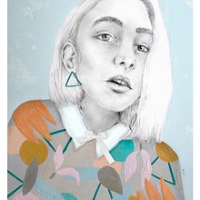 My project in Portrait with Pencil, Color Techniques and Photoshop course. Un proyecto de Diseño gráfico e Ilustración tradicional de arianacalca - 29.04.2020