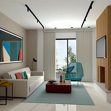 Reforma Mallorca_Bcn. 3D, Arquitetura de interiores, Criatividade, Decoração de interiores, Design, Design de interiores e Interiores projeto de Alejandra Delpretti Fradique - 17.03.2019