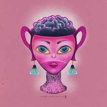 cerebra/ Aroa con pepa. Digital Drawing project by Mabel Ferrero - 05.05.2020