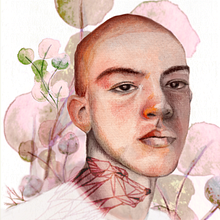 Mi Proyecto del curso: Retrato ilustrado en acuarela. Ilustração digital, e Pintura em aquarela projeto de Angels Ruiz @anxels_ - 01.05.2020