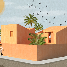 Colagem - PALMA. Un progetto di 3D, Architettura, Collage e Illustrazione architettonica di Alessandra Freitas - 01.05.2020