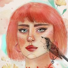 Mi Proyecto del curso: Retrato ilustrado en acuarela. Fine Arts, Portrait Drawing, Traditional illustration, Painting, and Watercolor Painting project by angikamos - 05.02.2020