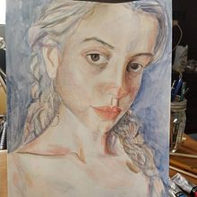 Mi Proyecto del curso: Retrato artístico en acuarela. Watercolor Painting project by Jeniffer Mazariegos - 05.02.2020