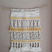Mi Proyecto del curso: Introducción al macramé: creación de un tapiz decorativo Ein Projekt aus dem Bereich Makramee von Vania Monaca - 02.05.2020