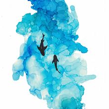 Alcohol ink. Drawing, Artistic Drawing, and Traditional illustration project by Yulia Kuprina - 05.02.2020