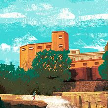 Picnic (1956). Traditional illustration, Digital Illustration, and Digital Painting project by Mr. Ramone - 05.02.2020