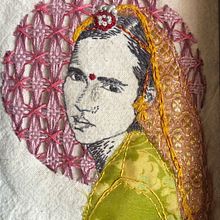 Rostro de India. Un proyecto de Bordado de Consuelo Mardones Mödinger - 02.05.2020
