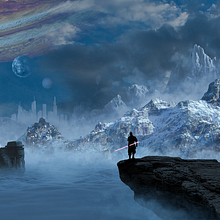 Star Wars Planet Hoth. Digital Illustration project by Marco Vaccari - 05.02.2020