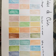 Mi Proyecto del curso: Creación de paletas de color con acuarela. Un projet de Aquarelle de Maria Eugenia Dudok Gonnet - 01.05.2020