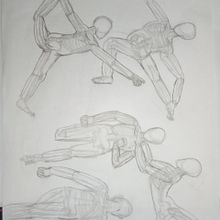 Mi Proyecto del curso: Dibujo anatómico para principiantes . Desen în creion de guss03112002 - 05.02.2020
