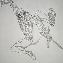 desde pequeño me encanto spider-man y creo que asi honro su imagen actual, jeje. Un projet de Esquisse  de felix_rodriguez_1 - 03.05.2020