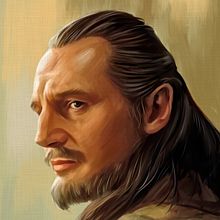 Qui-Gon Jinn. Un proyecto de Ilustración digital de Oscar Martinez - 03.05.2020