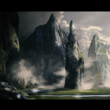 1st matte painting. Digital Design project by Brendo Garcia - 05.03.2020