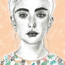 Proyecto Final: Retrato con lápiz, técnicas de color y Photoshop. Un progetto di Illustrazione tradizionale di Sara Durán - 24.04.2020