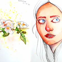 Mi Proyecto del curso: Retrato ilustrado en acuarela. Un proyecto de Ilustración tradicional de Iasmina Giuchici Olasz - 04.05.2020