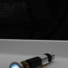 Obiwan's Light Saber. Un proyecto de Modelado 3D de Ria Agarwal - 03.05.2020
