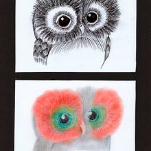 Owl. Un progetto di Disegno a matita e Illustrazione tradizionale di Geisly Rodriguez - 03.05.2020