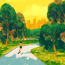 Flotando. Traditional illustration, Digital Illustration, and Digital Painting project by Mr. Ramone - 05.03.2020