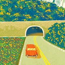 Tunel. Traditional illustration, Digital Illustration, and Digital Painting project by Mr. Ramone - 05.03.2020