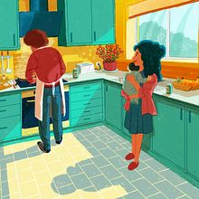 Hora de comer y cervecita. Un proyecto de Ilustración tradicional, Ilustración digital y Pintura digital de Mr. Ramone - 03.05.2020