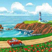 El faro. Un proyecto de Ilustración tradicional, Ilustración digital y Pintura digital de Mr. Ramone - 03.05.2020