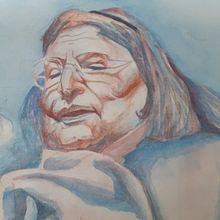 Mi Proyecto del curso: Retrato artístico en acuarela. Watercolor Painting project by David Elian Gómez - 05.11.2020