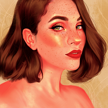 Cintigar Portrait Ein Projekt aus dem Bereich Digitale Illustration von Susana Vargas Jiménez - 02.05.2020