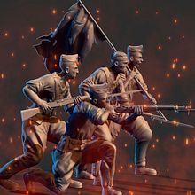 Soldiers WW1 . % MrMutantS tarafından hazırlanan 3D, 3D Tasarım, 3D Karakter Tasarımı, Ve 3D Modelleme projesi - 04.01.2020