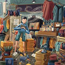 Sky TV - Filme Parasita. Traditional illustration, and Digital Illustration project by Victor Beuren - 03.04.2020